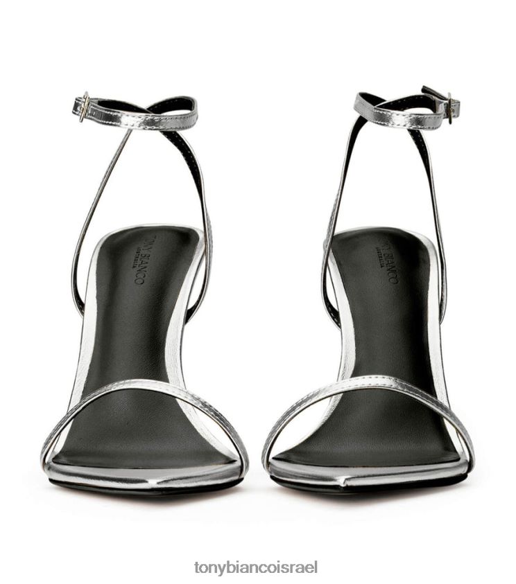 נעלי עקב | נשים נאפה מטאלי כסוף Tony Bianco עקבי מירה 8BNR8T63